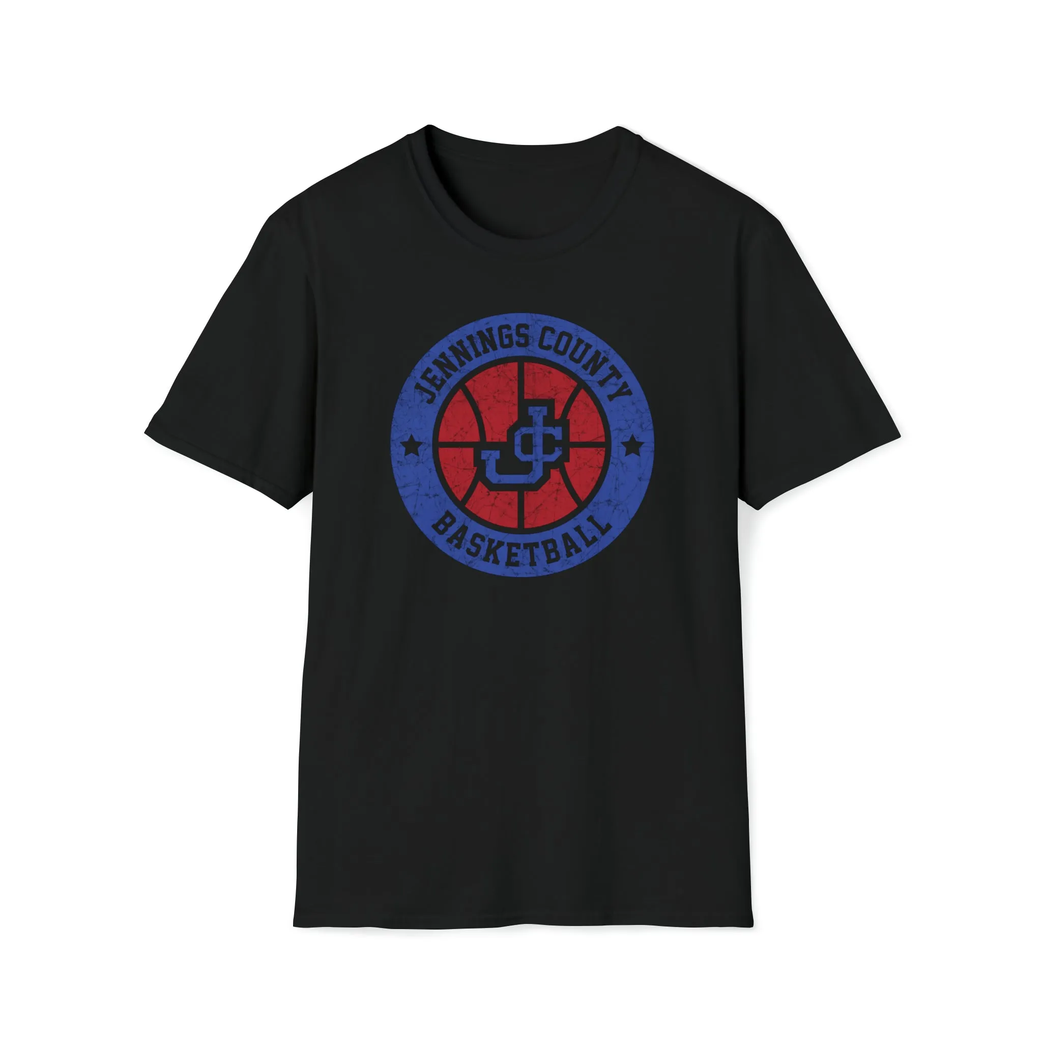 Vintage Jennings Co Basketball Unisex Softstyle T-Shirt