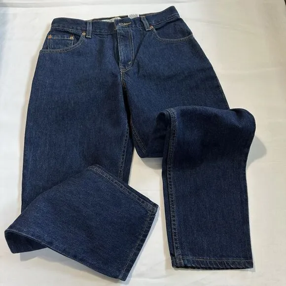 Vintage Levis 550 Jeans Women’s Size 8 High Rise Relaxed Tapered Dark Wash USA