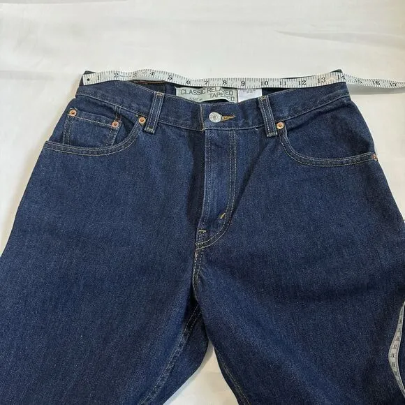 Vintage Levis 550 Jeans Women’s Size 8 High Rise Relaxed Tapered Dark Wash USA