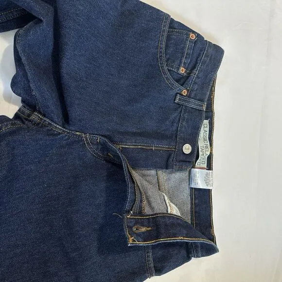 Vintage Levis 550 Jeans Women’s Size 8 High Rise Relaxed Tapered Dark Wash USA