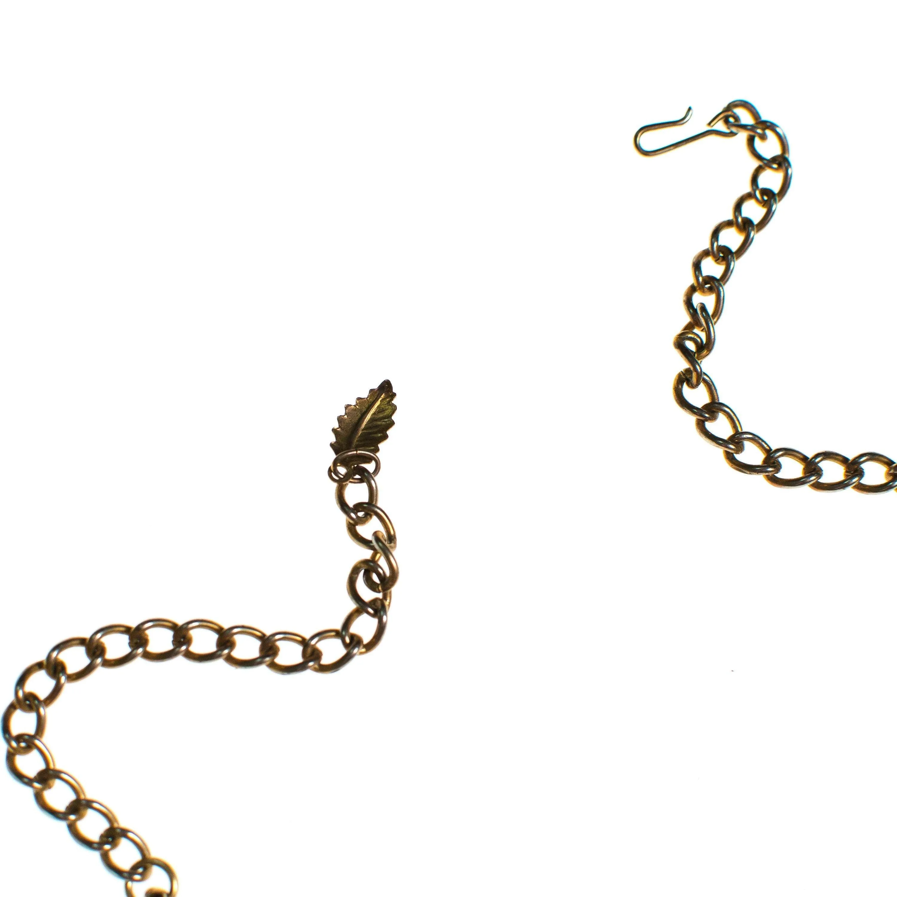 Vintage Pink Lucite Necklace, Gold Tone, Hook Clasp