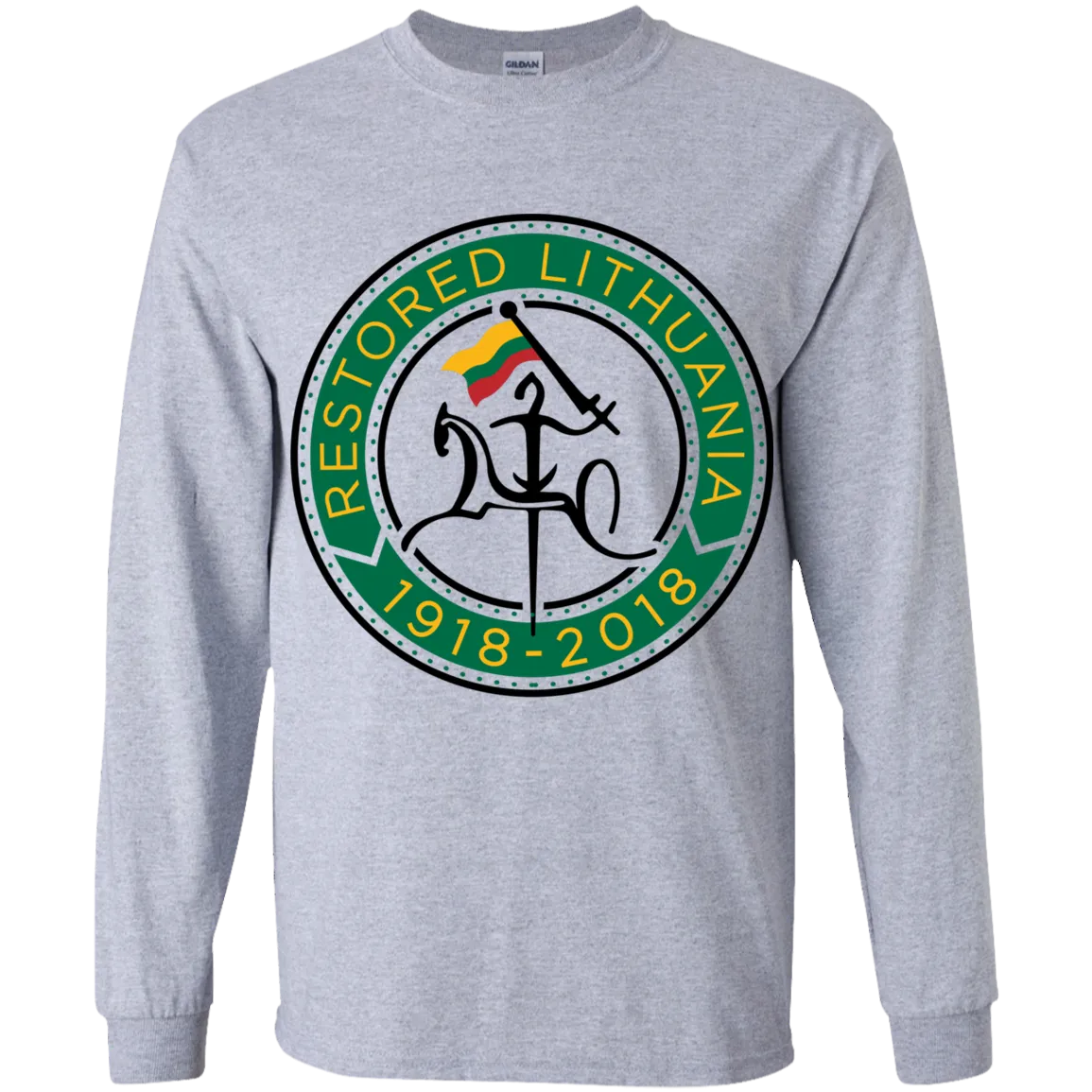 Vytis Restored - Boys Youth Classic Long Sleeve T-Shirt