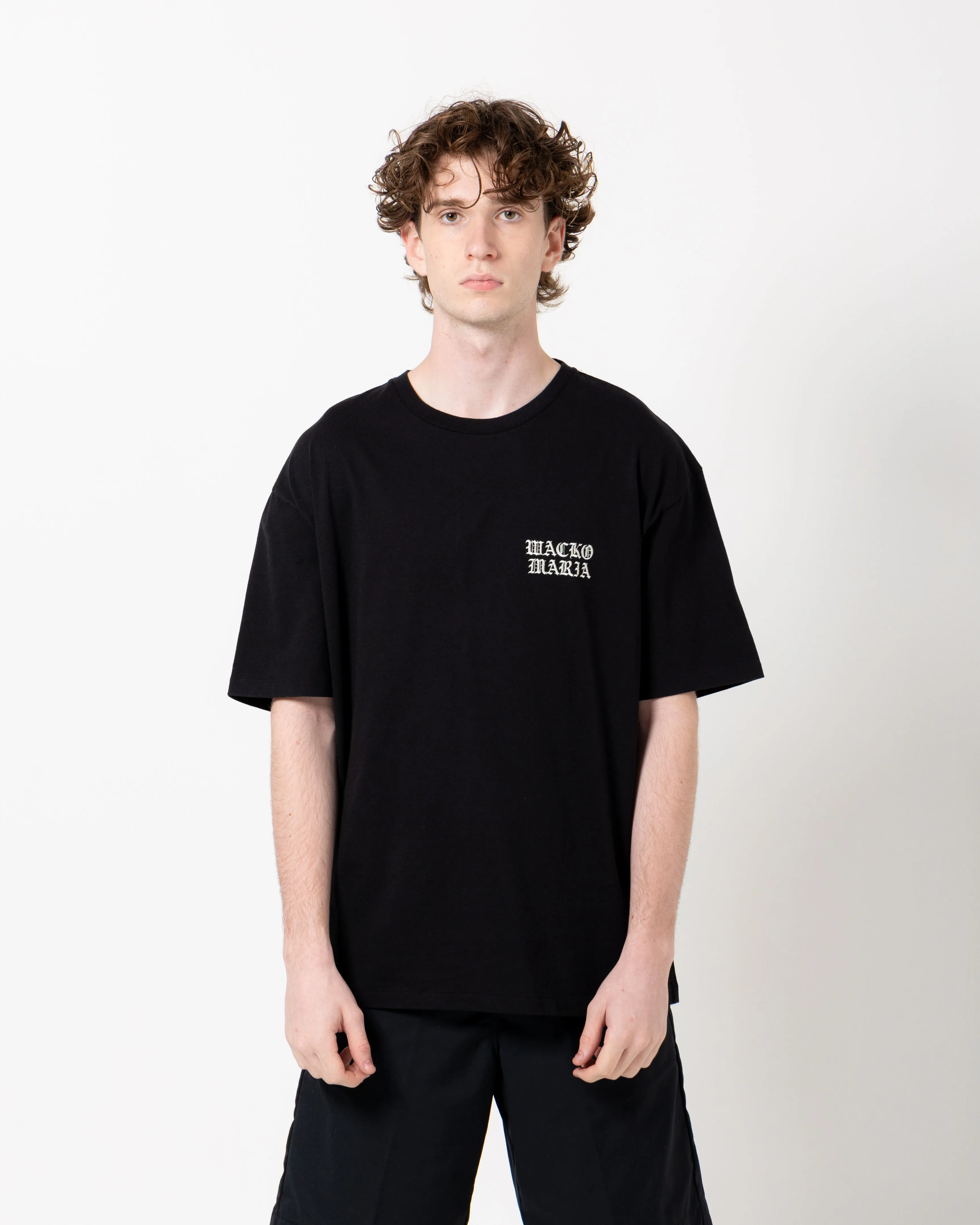 Washed Heavyweight Crewneck Type-3 Tee | Black