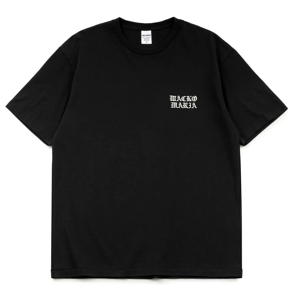 Washed Heavyweight Crewneck Type-3 Tee | Black
