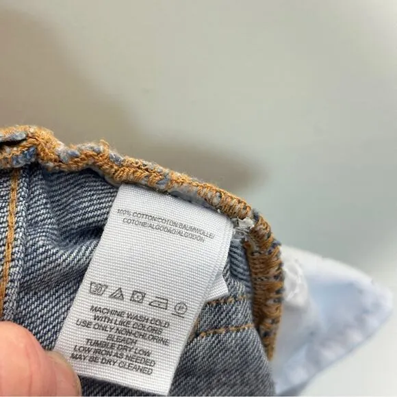 WE THE FREE Relaxed Heritage Flare Jeans Distressed Medium Wash {JJ13}