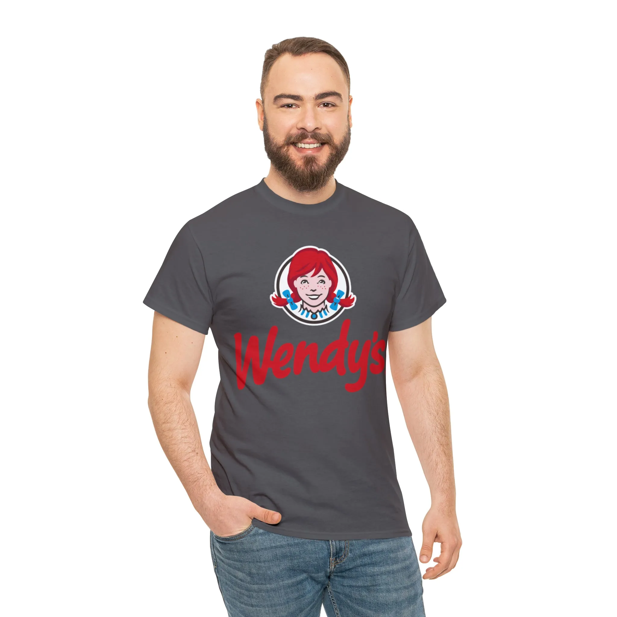 Wendy's Logo Unisex Heavy Cotton Tee