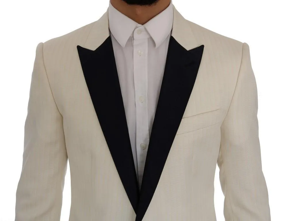 White MARTINI Slim Fit Suit