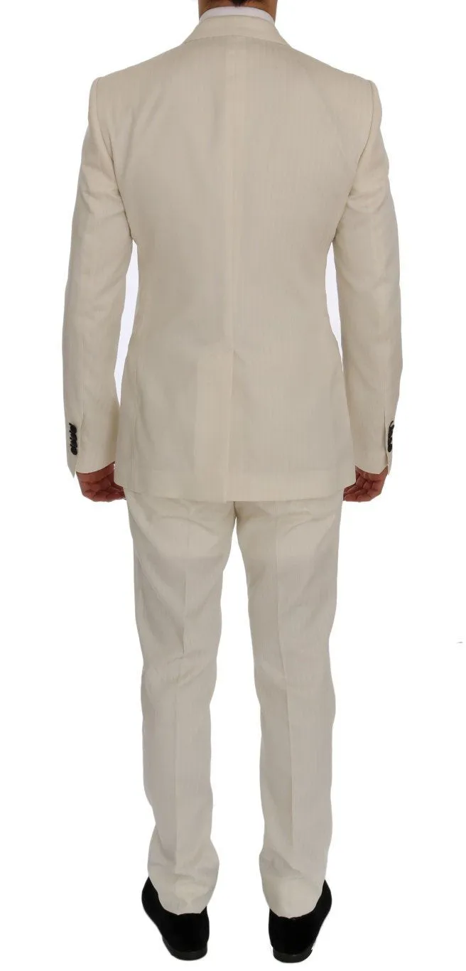 White MARTINI Slim Fit Suit