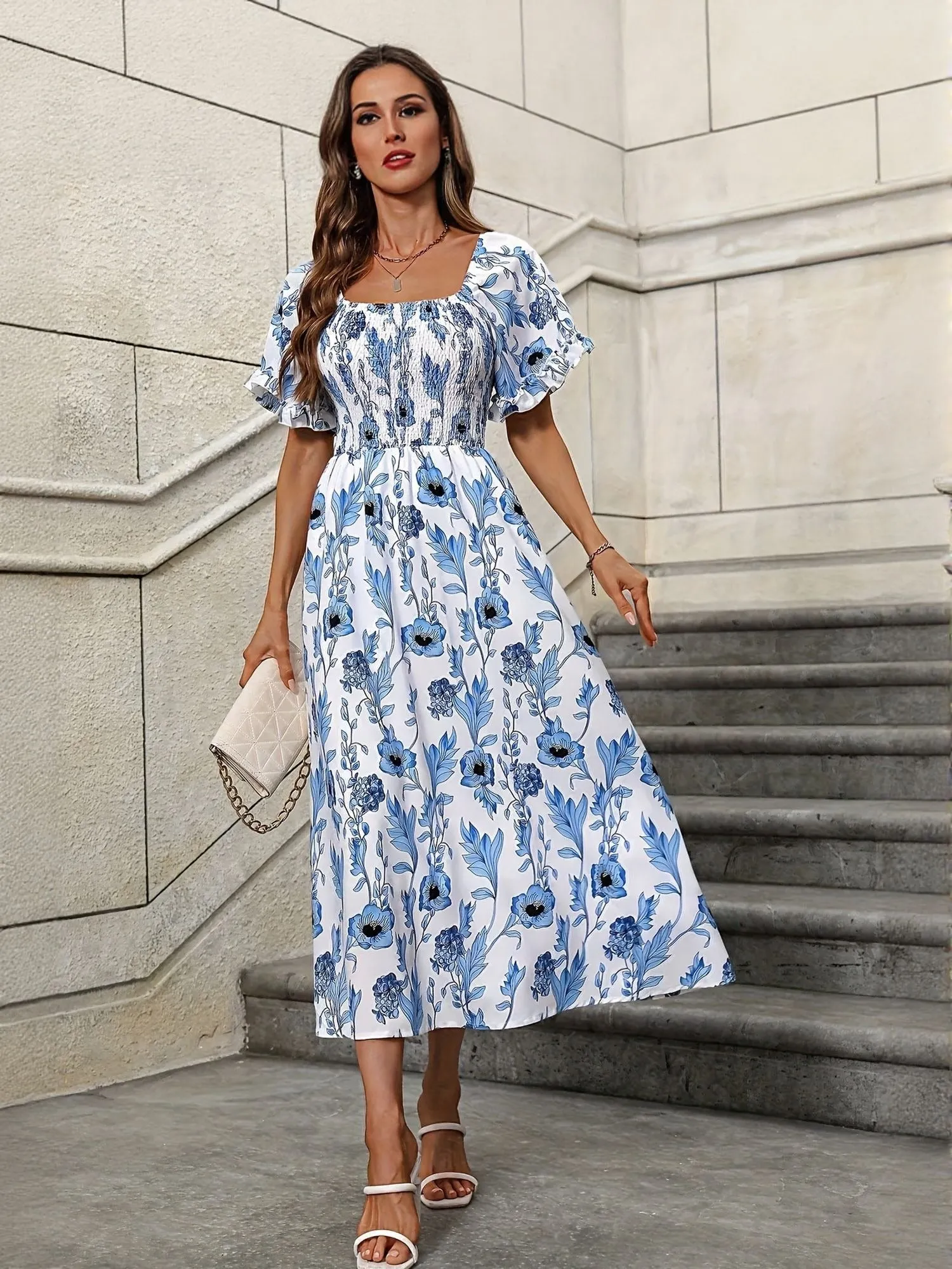 White Off Shoulder Mini Dress