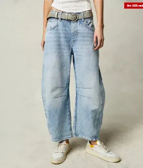 Wide-Leg Adeline Jeans: Comfortable Fit