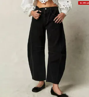 Wide-Leg Adeline Jeans: Comfortable Fit