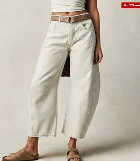 Wide-Leg Adeline Jeans: Comfortable Fit