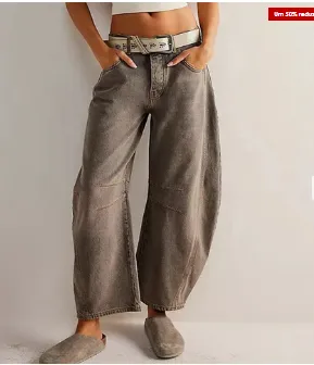 Wide-Leg Adeline Jeans: Comfortable Fit