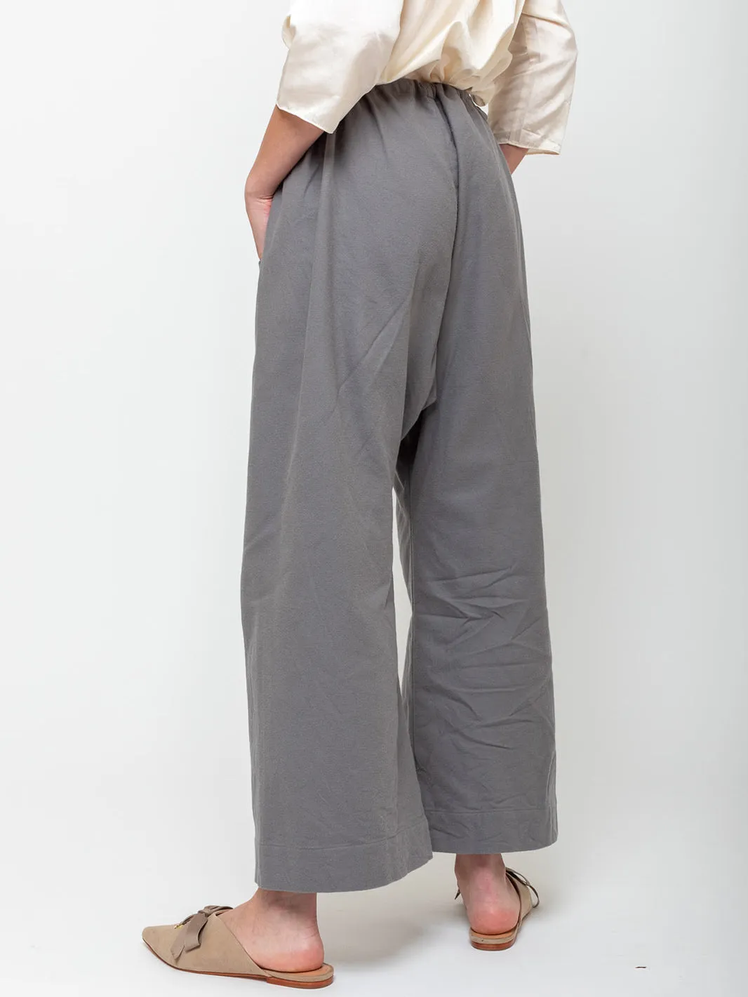 Wide Leg Japan Pants - Elephant