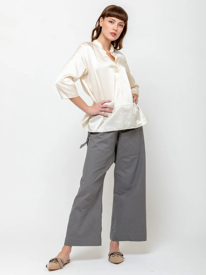 Wide Leg Japan Pants - Elephant