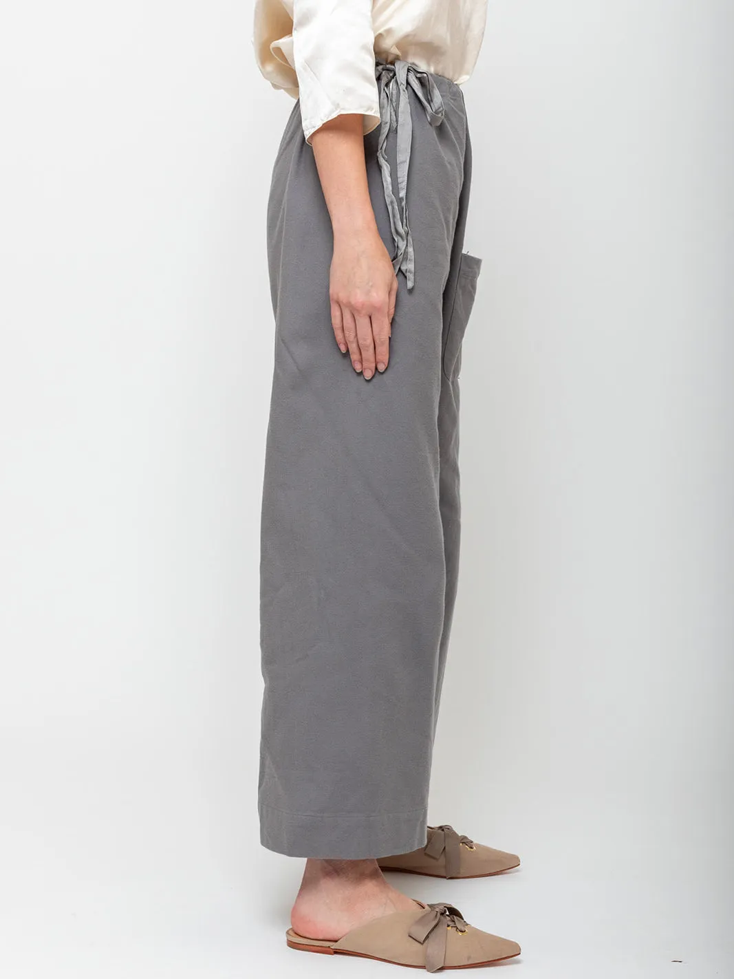 Wide Leg Japan Pants - Elephant