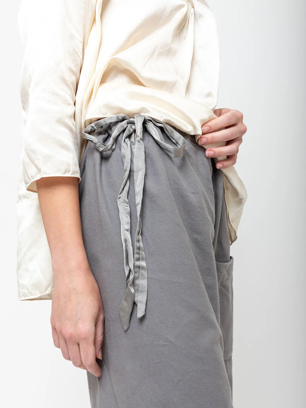 Wide Leg Japan Pants - Elephant