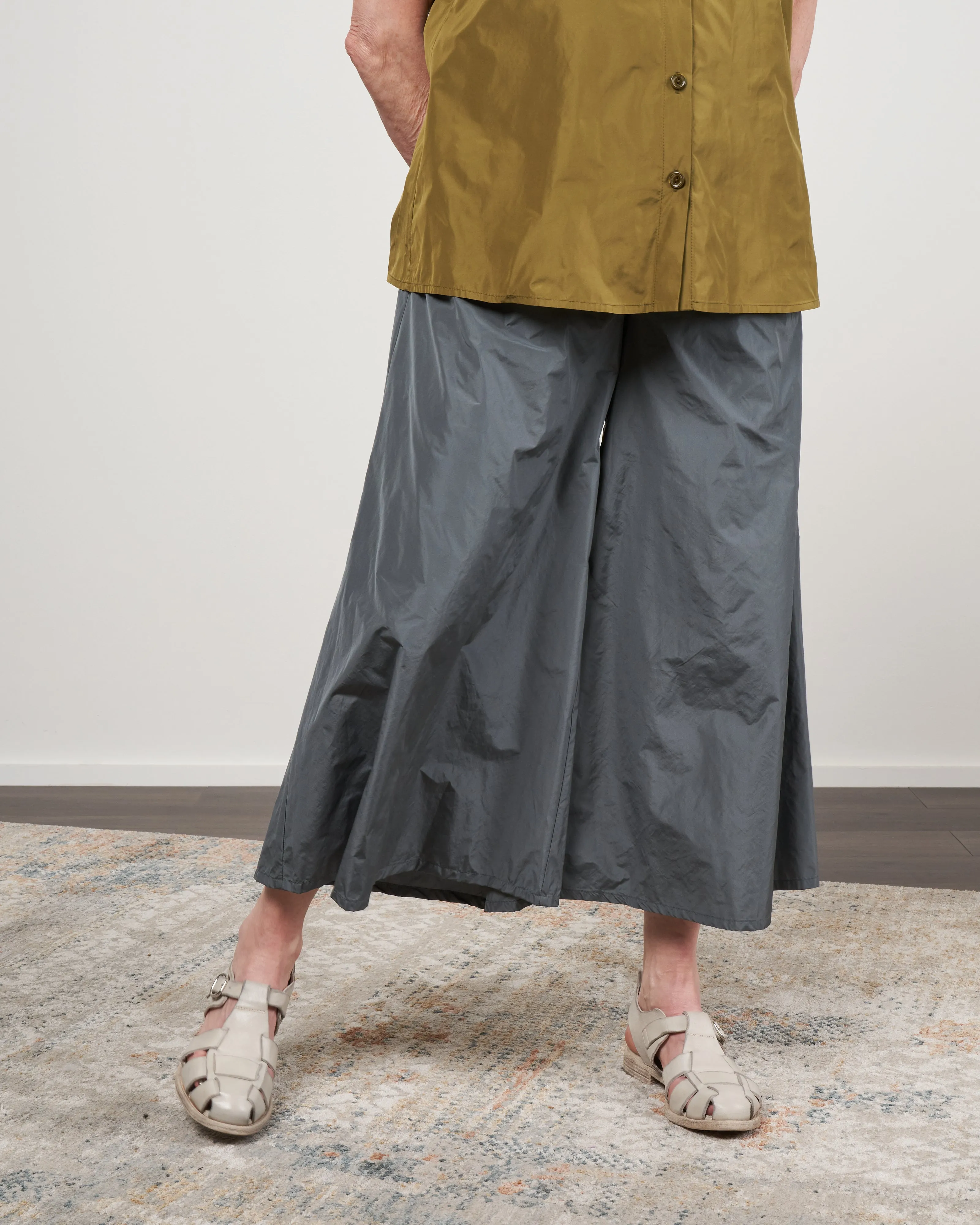 wide leg pant - asparago