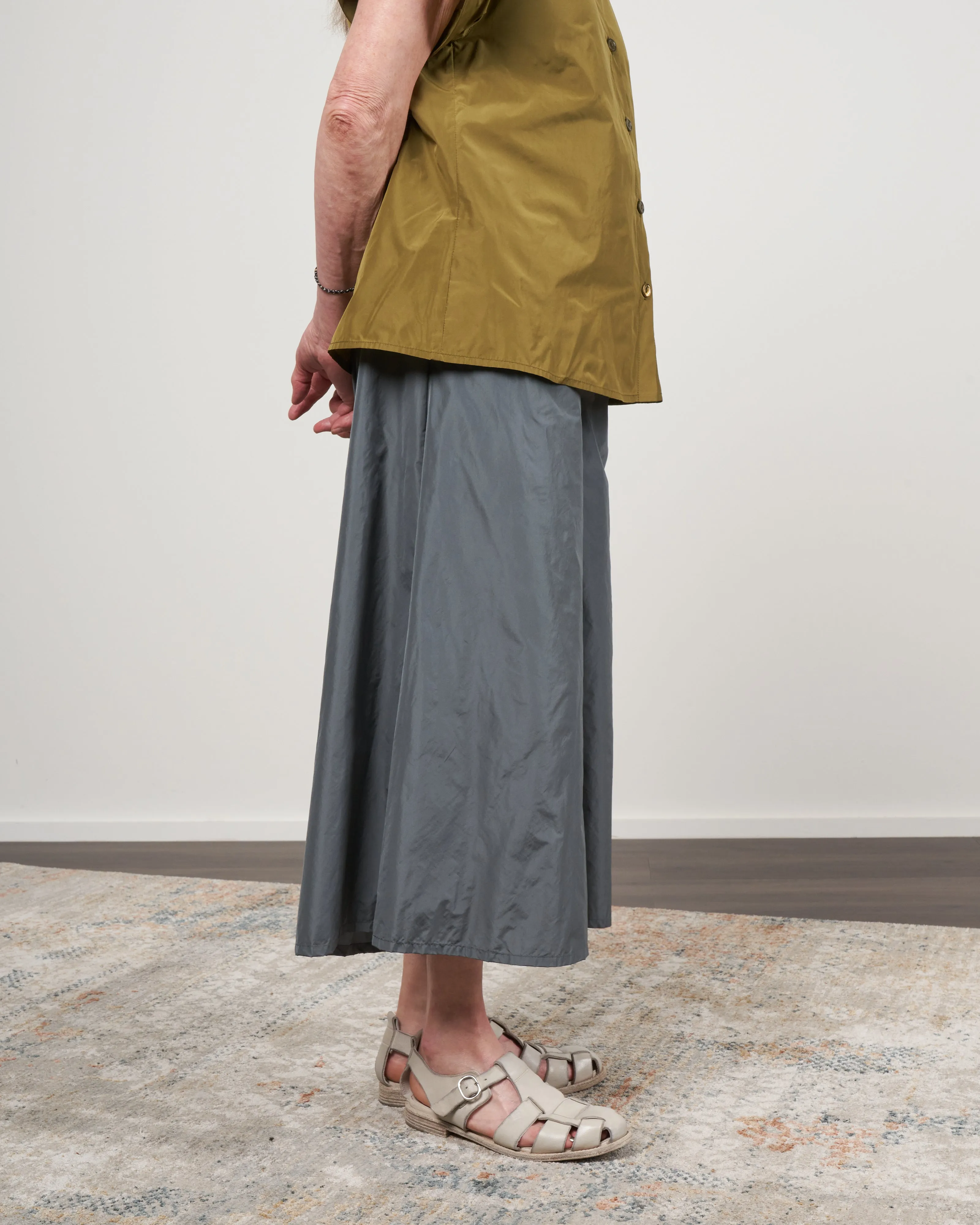 wide leg pant - asparago