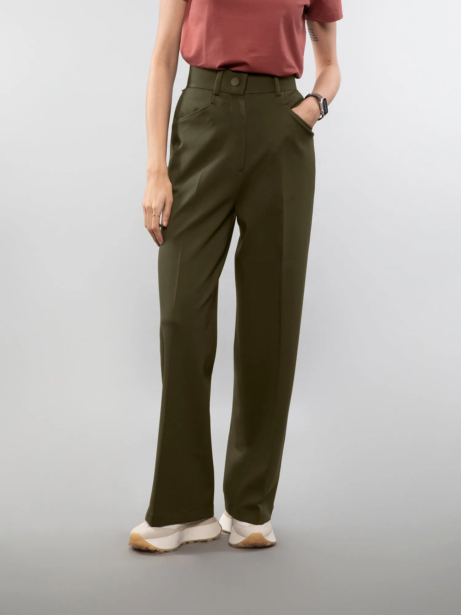 Wide-leg trouser