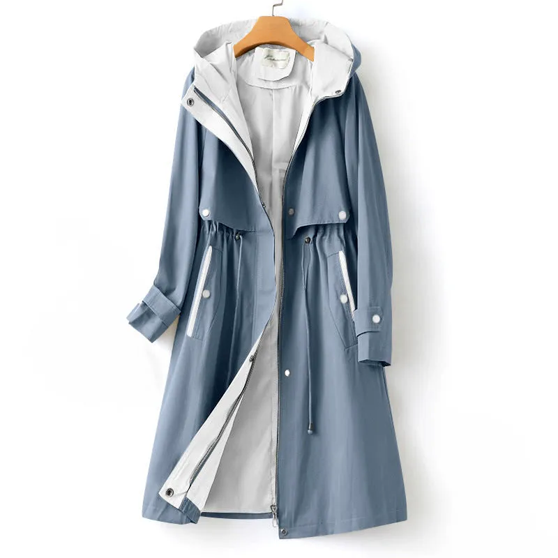 Windbreaker Aura™ | Women's Tailored Windbreaker | Lightweight, Water-Resistant Fabric & Adjustable Hood