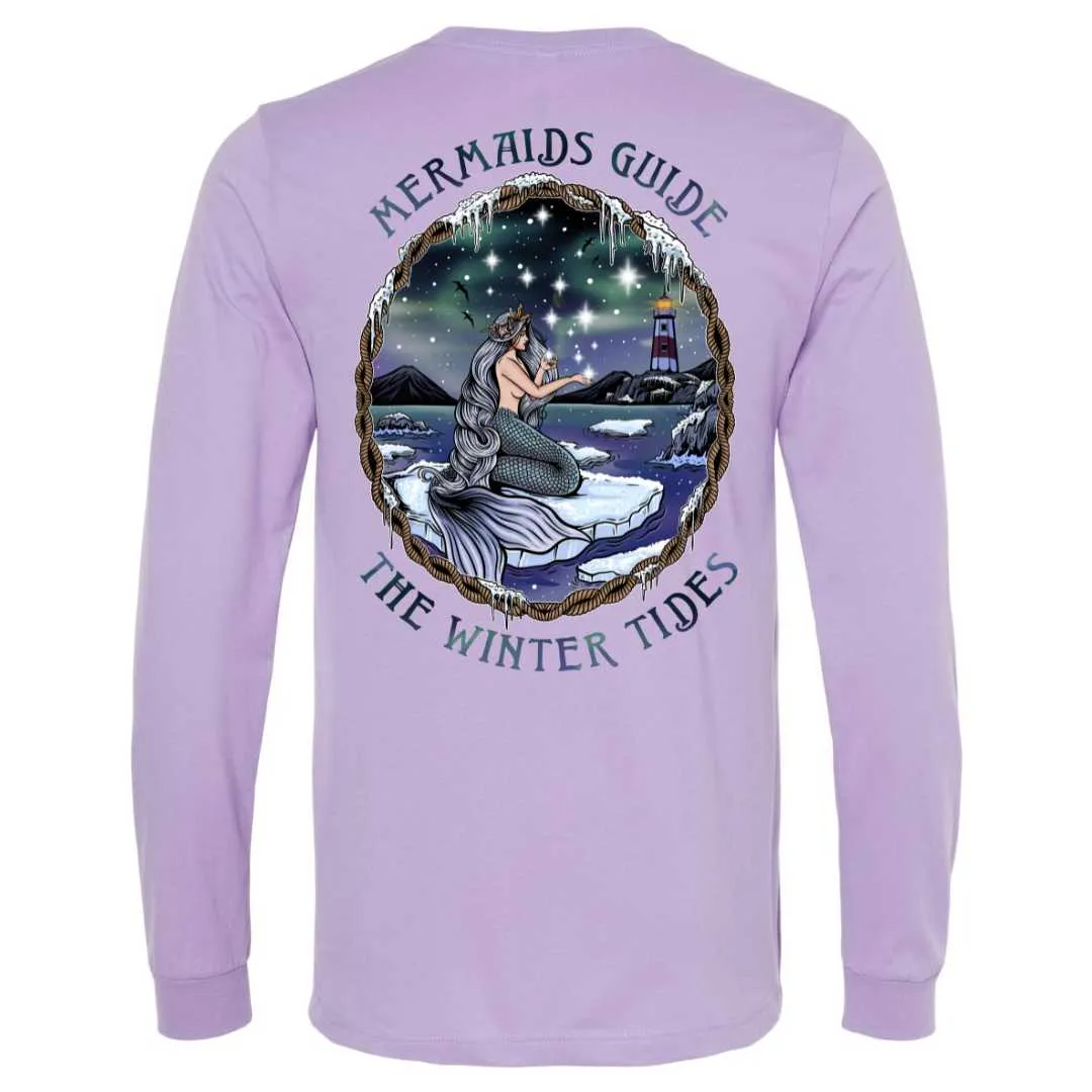Winter Tides Long Sleeve T-Shirt (Lavender)