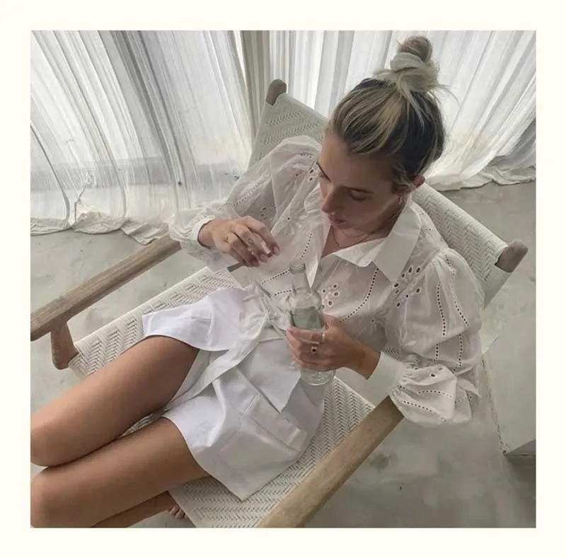 Women Fashion Casual Simple Blouses