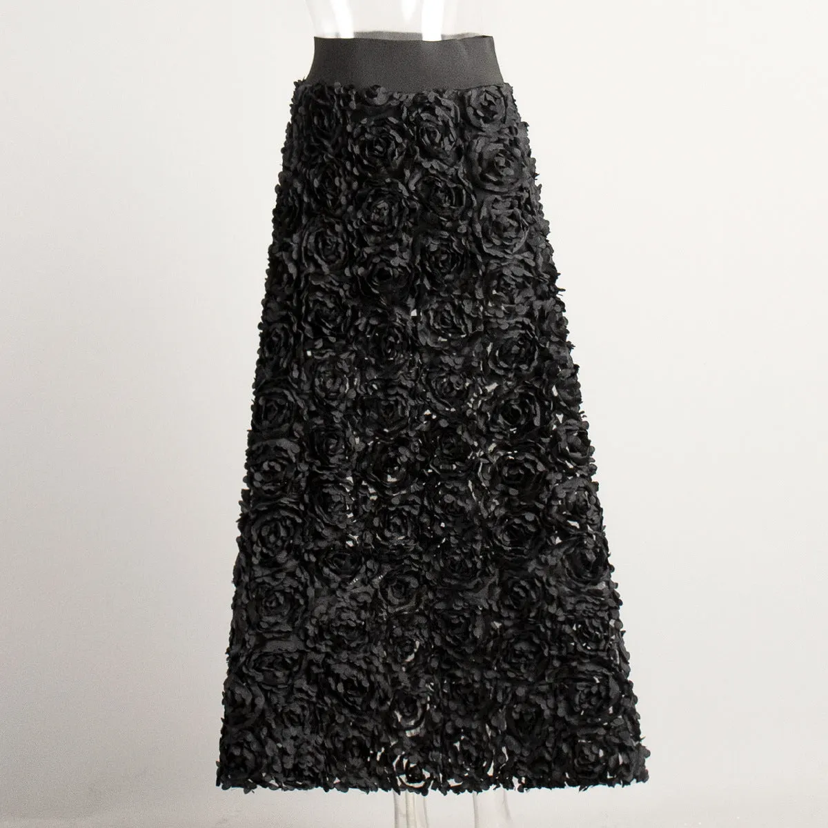 Women Petal Loose High Rise Skirt