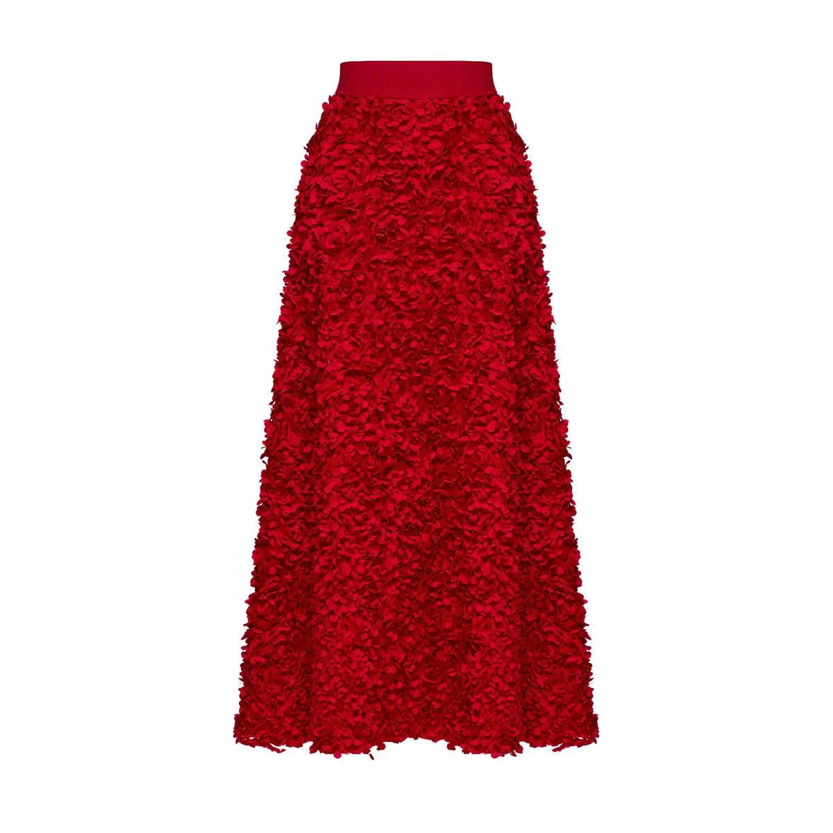 Women Petal Loose High Rise Skirt