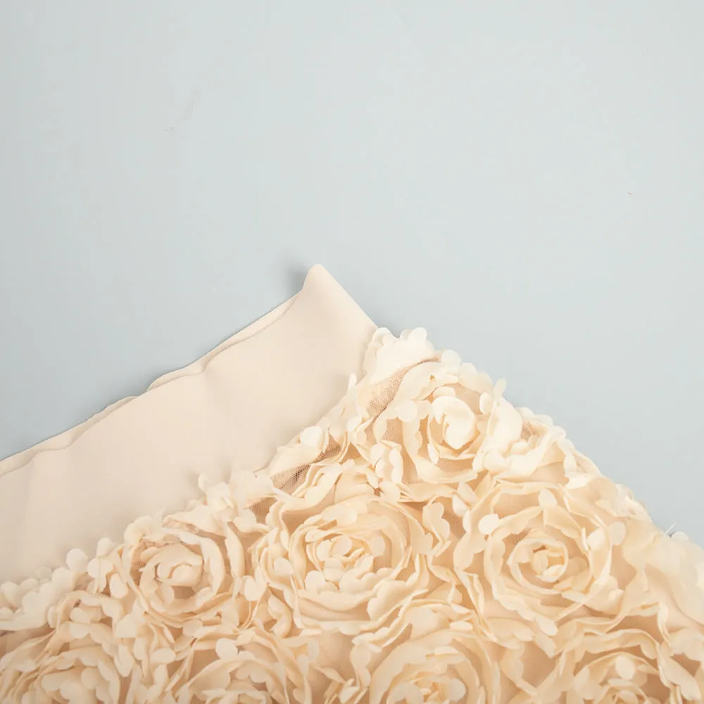 Women Petal Loose High Rise Skirt