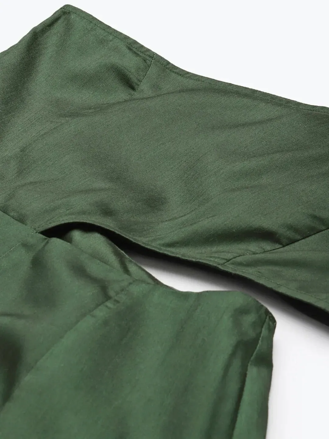 Women Printed Green Jumpsuits & Sets