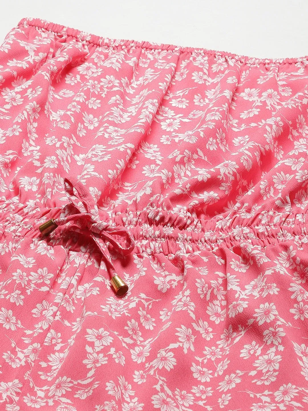 Women Printed Pink Jumpsuits & Sets