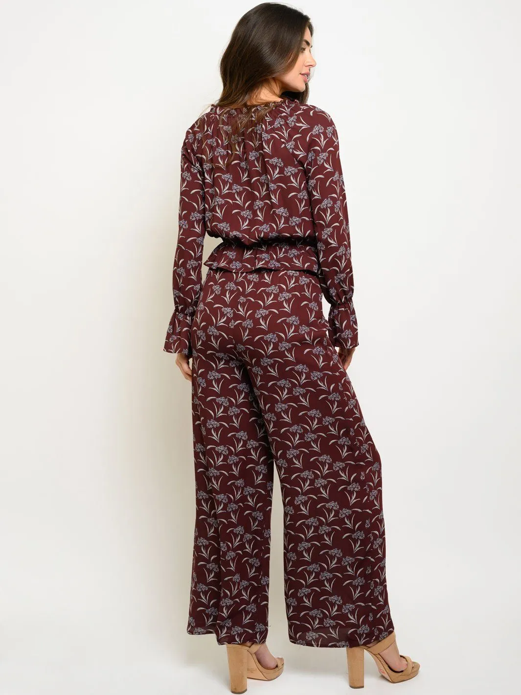 WOMEN'S 2PC. LONG SLEEVE TOP & PANTS SET