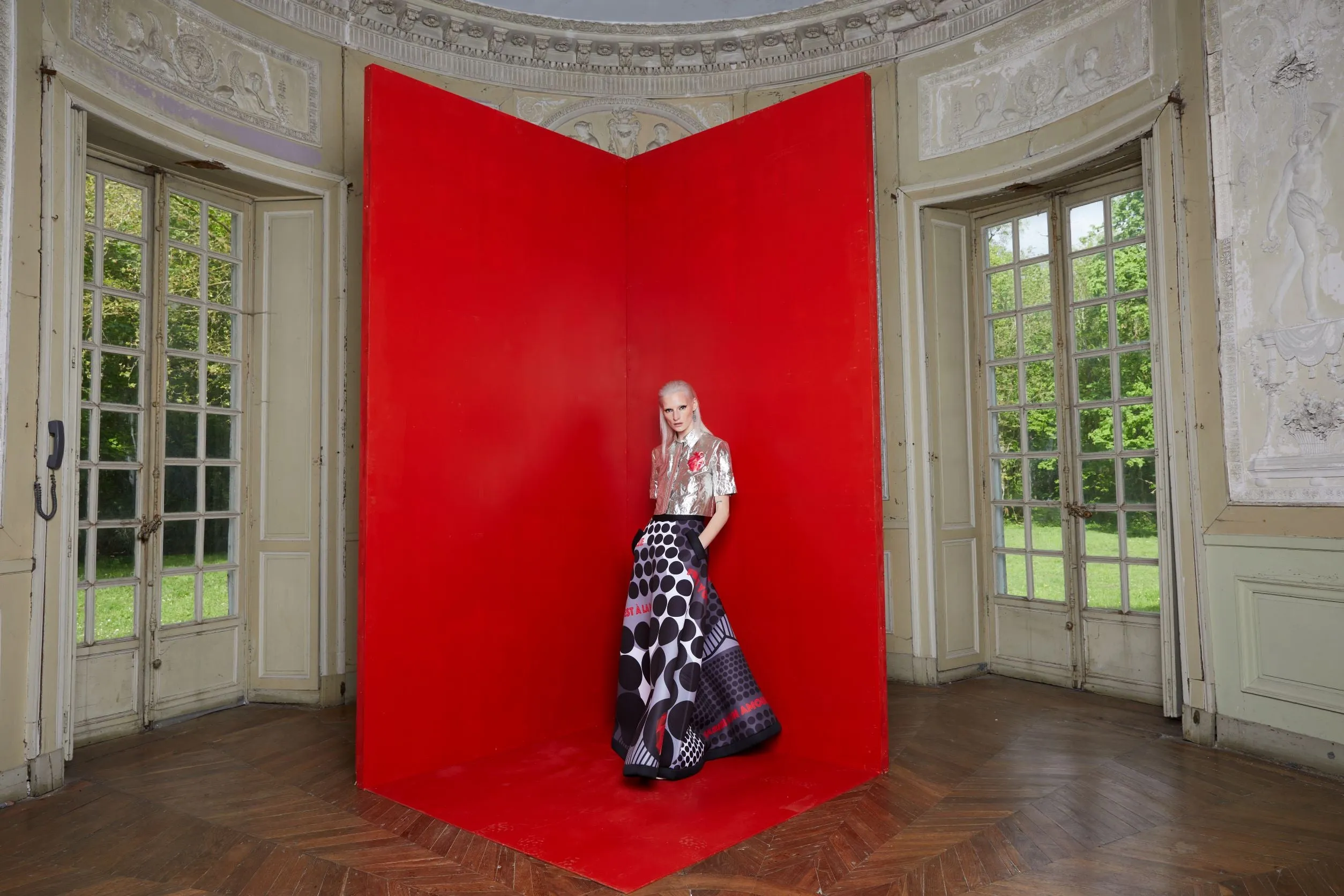 Women's Couture Printed Skirt