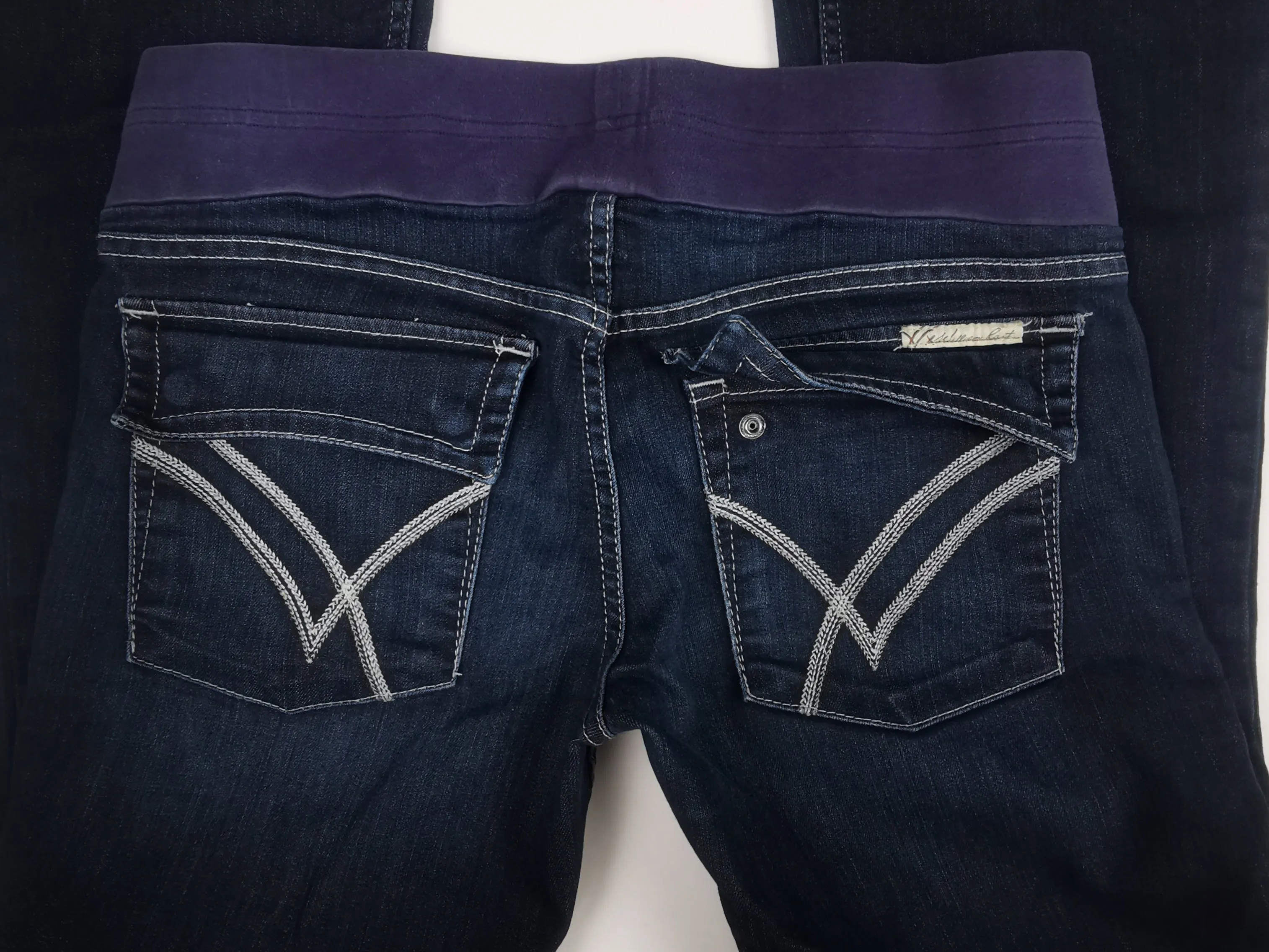 WOMENS SIZE 30 - WILLIAM RAST, Low Rise, Boot-cut Maternity Jeans EUC B11