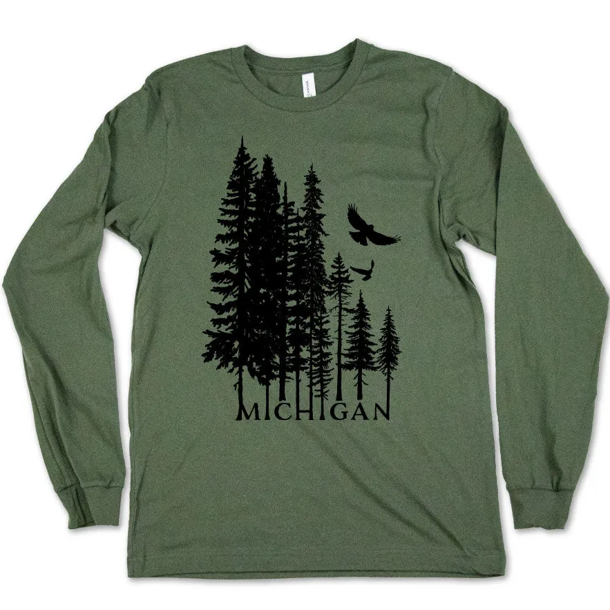 Woods long sleeve tee