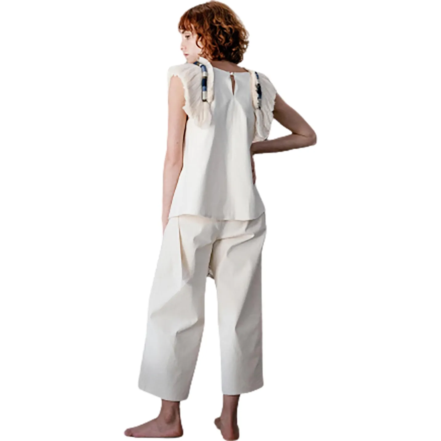 Wrap Pants, Natural