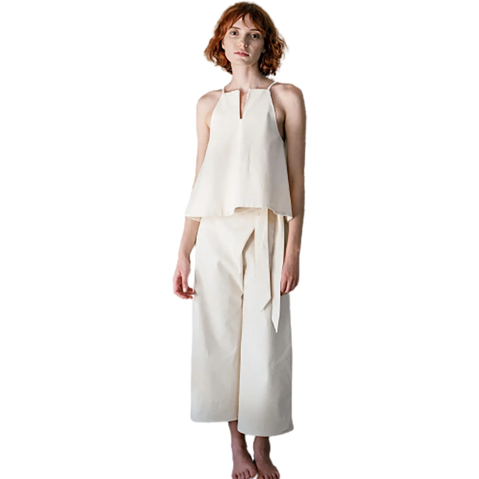 Wrap Pants, Natural