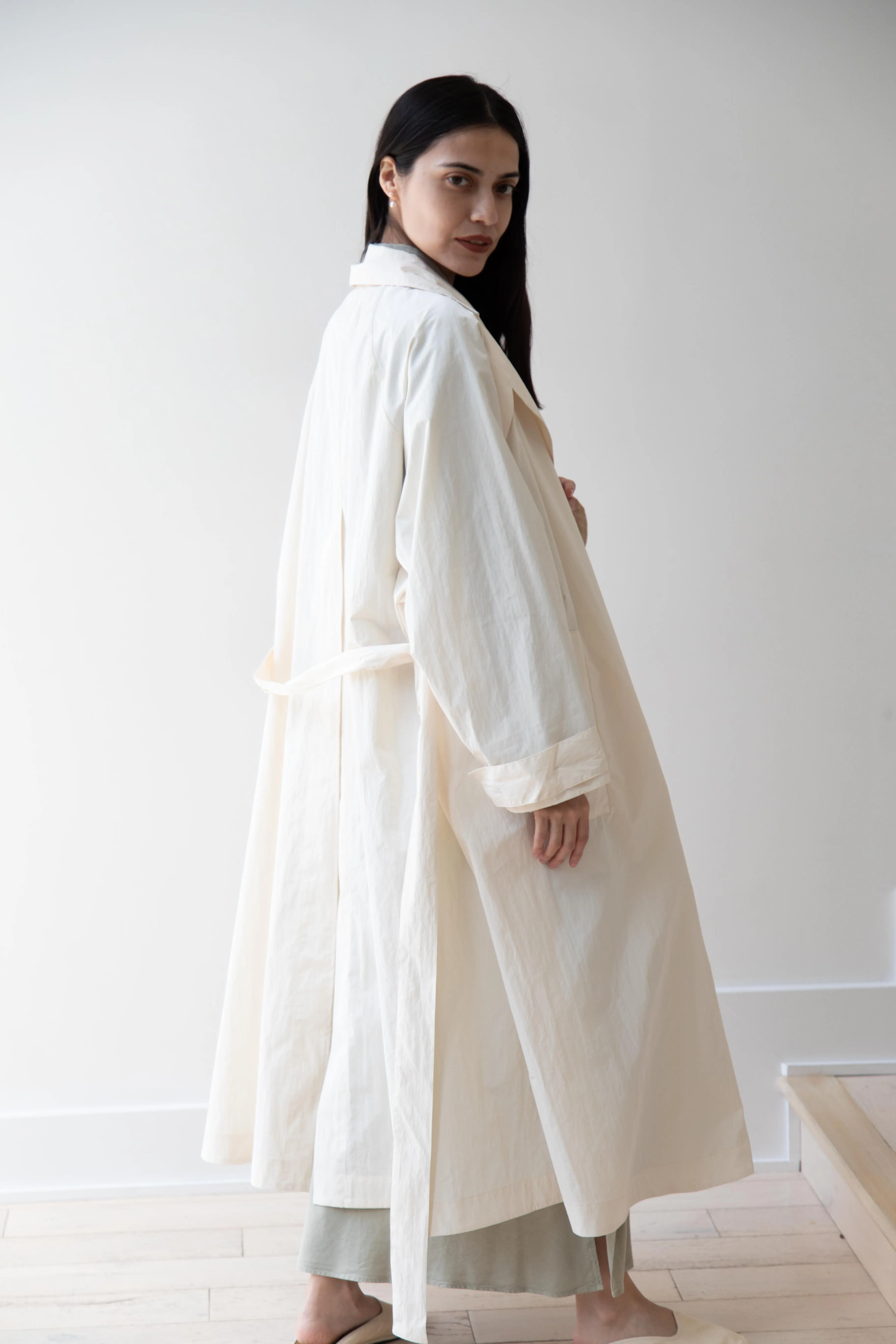 Wright & Doyle | Belted Mac in Paper