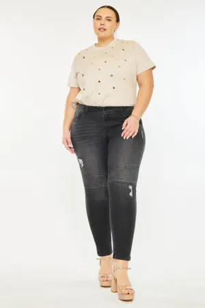 Wynne Low Rise Ankle Skinny Jeans- Plus
