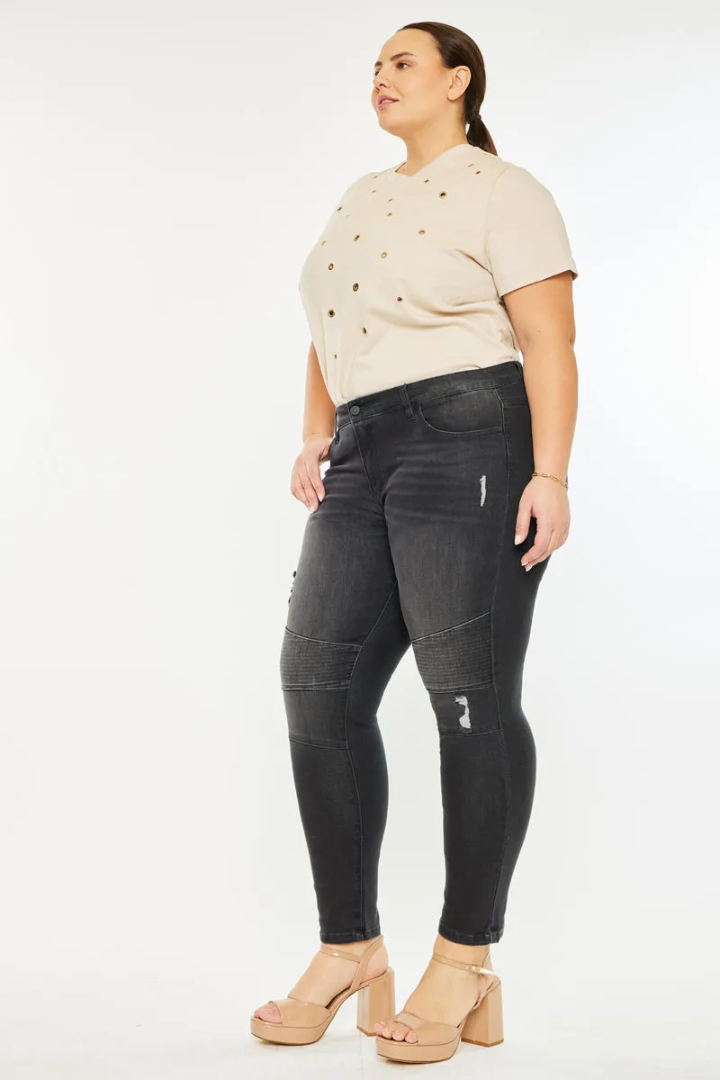 Wynne Low Rise Ankle Skinny Jeans- Plus