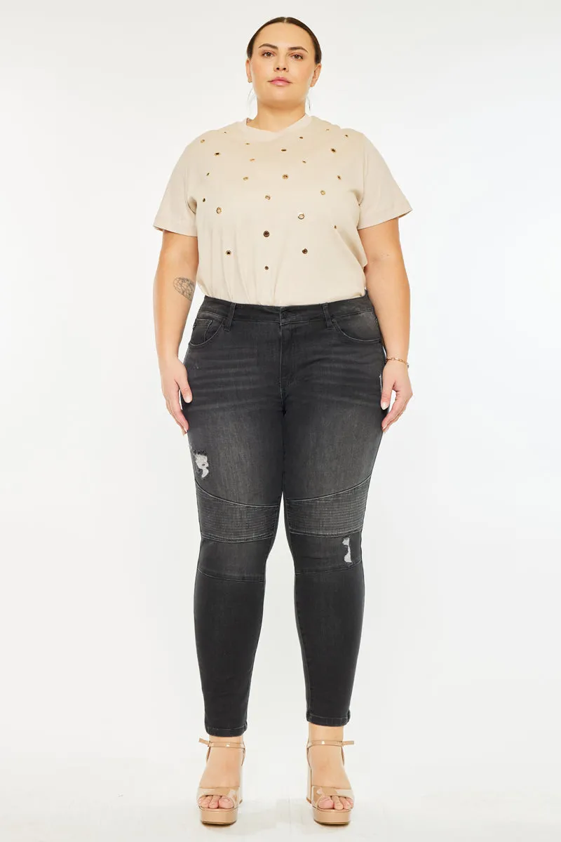 Wynne Low Rise Ankle Skinny Jeans- Plus