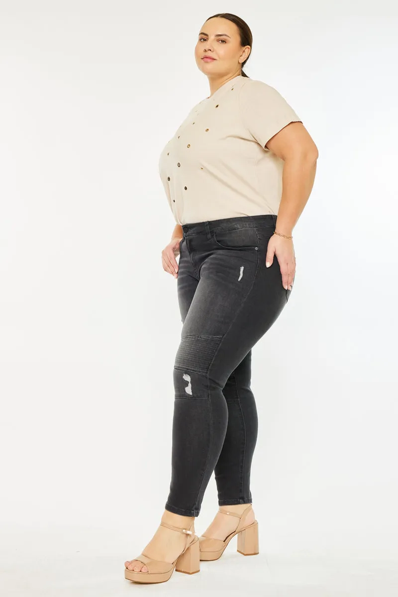 Wynne Low Rise Ankle Skinny Jeans- Plus