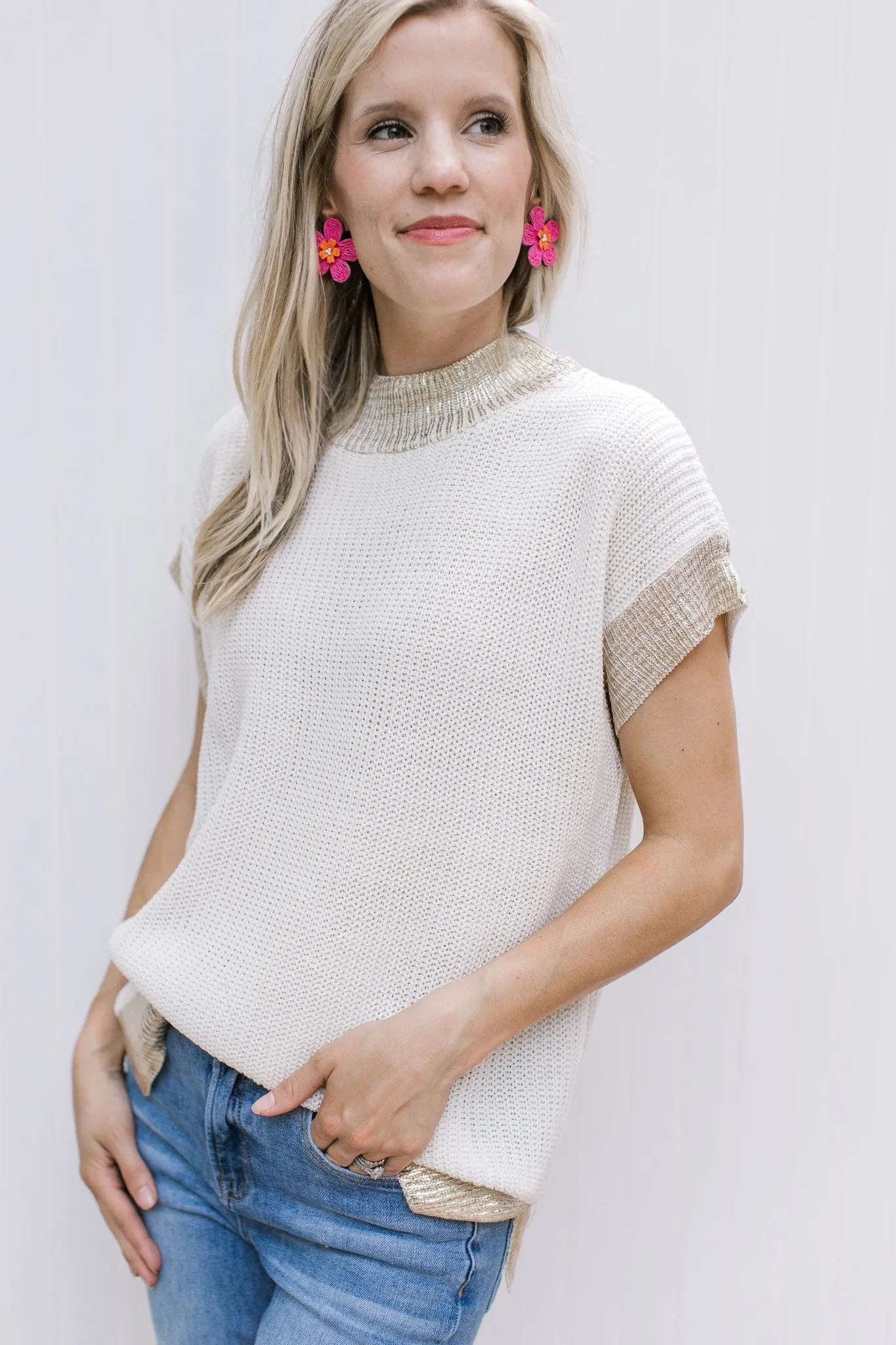 X Shannon Shimmer Top