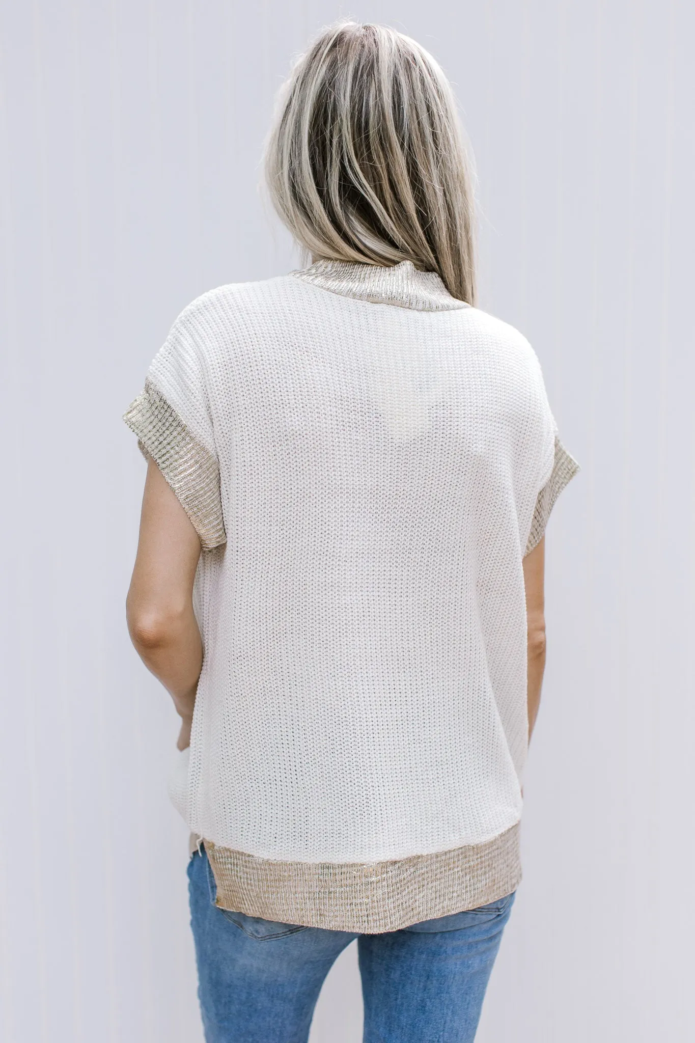 X Shannon Shimmer Top