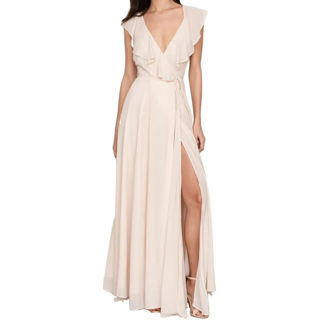 YUMI KIM Women's Ivory Full Bloom Maxi Dress #DR18137 Small NWT
