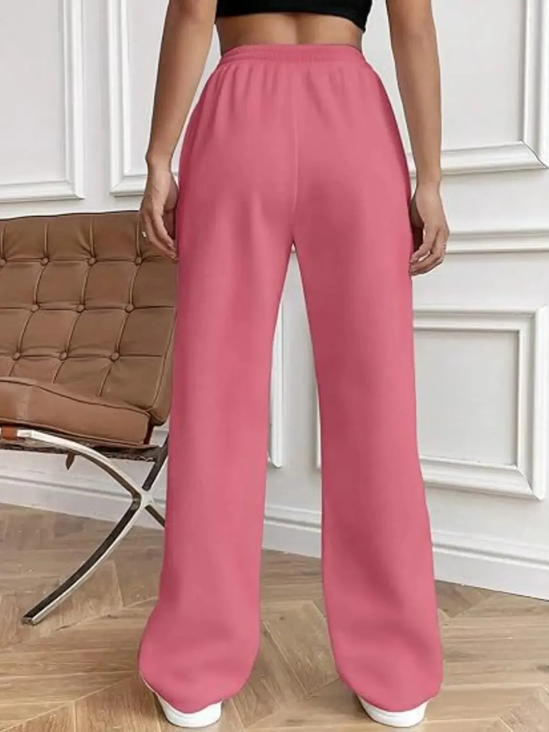 'Zahra' Drawstring Wide Leg Pants
