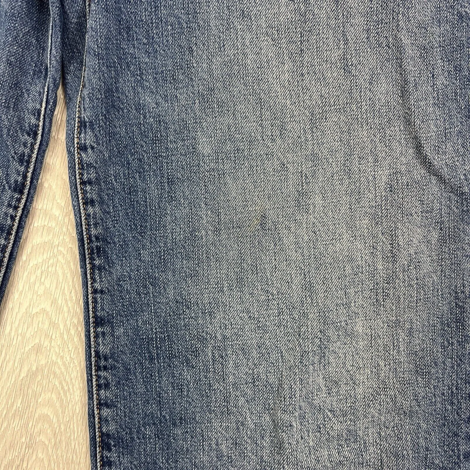 Zara Womens Medium Wash Blue The Pax Culotte Wide Fit Jeans Size 10 US