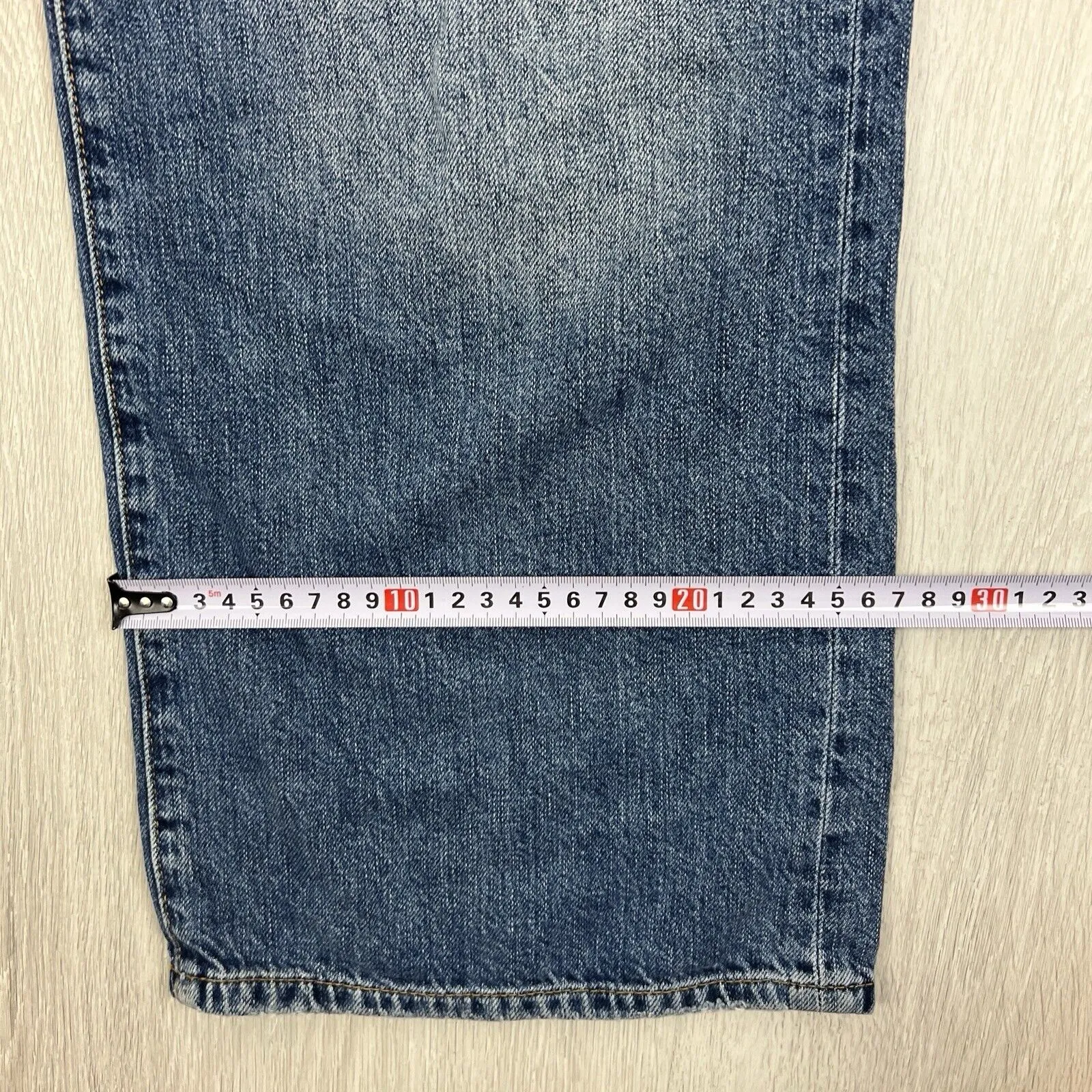 Zara Womens Medium Wash Blue The Pax Culotte Wide Fit Jeans Size 10 US